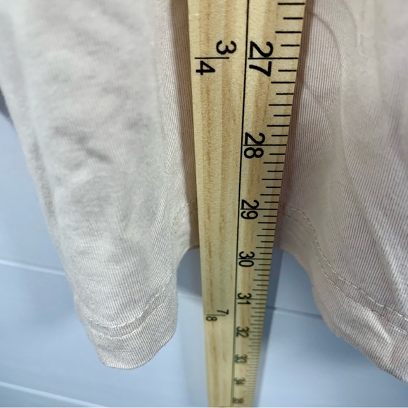 BKE Cream Henley Tunic Top Crochet Peasant Boho Sz XL Coastal Cowgirl - Picture 13 of 14